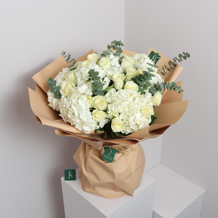 White Roses & Hydrangea Price
